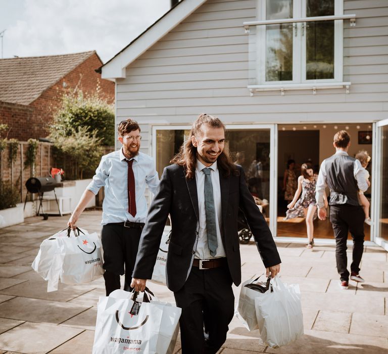 Wagamama takeaway for Micro wedding at home 