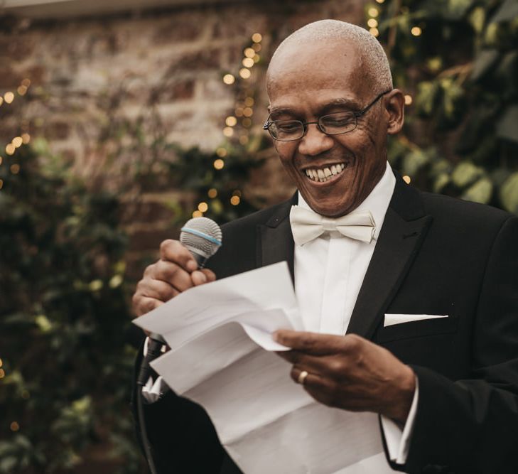 Father of the bride wedding speech at Northbrook Park wedding reception 