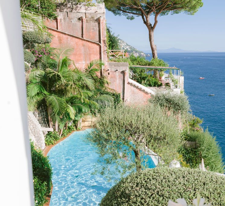 Beautiful cliff and sea views at Hotel Marincanto