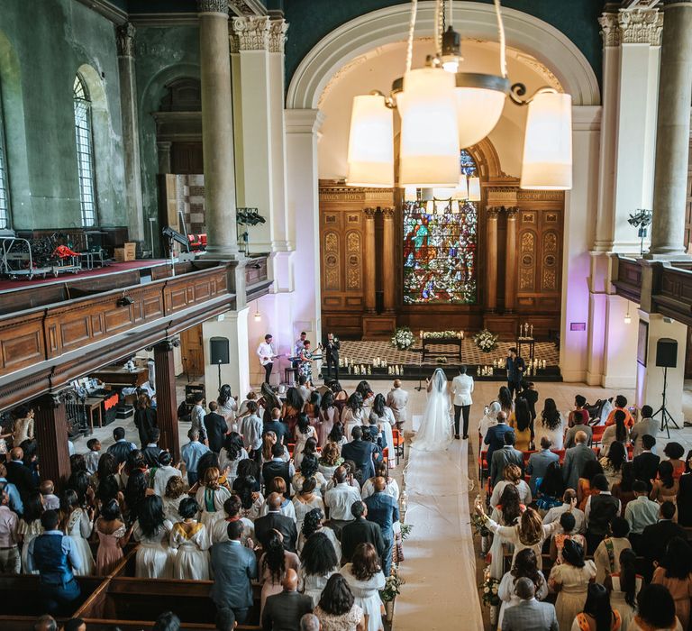 St Anne's Church wedding ceremony in London 