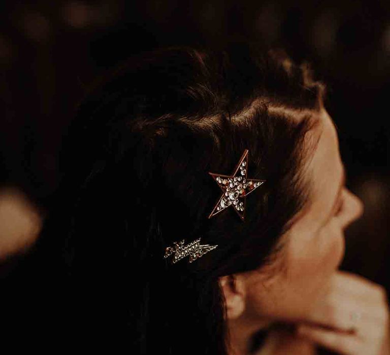 Embellished hair accessory from Tilly Thomas Lux for mature bride