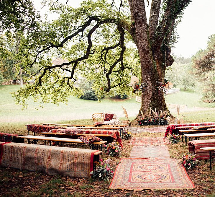 Moroccan themed wedding decor