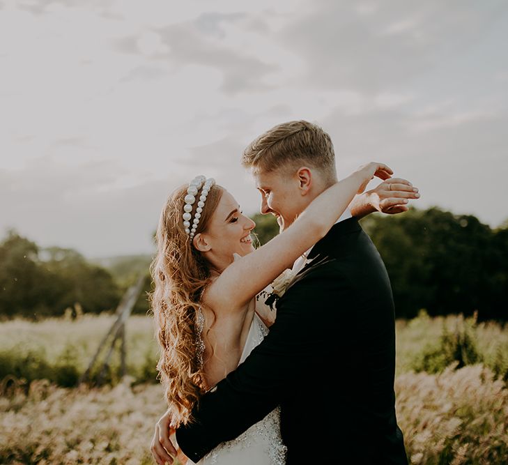 Bride and groom portrait by Irene Yap Weddings 