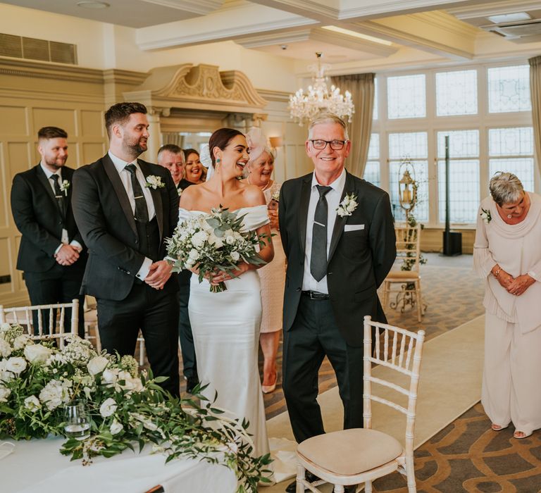 Intimate hotel wedding in Derry