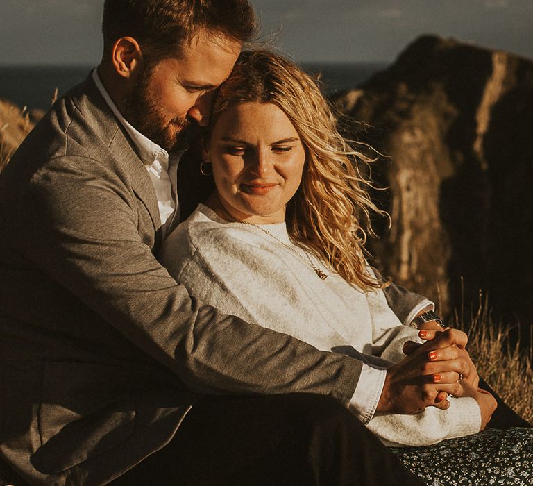 Durdle Door Beach engagement shoot 