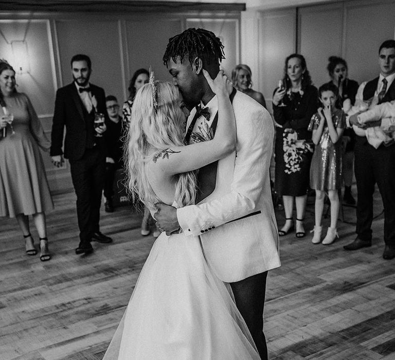 Bride and groom first dance