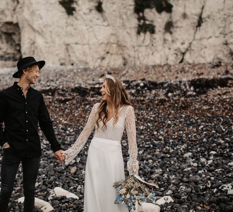 Bride and groom portrait by Olegs Samsonovs Photography