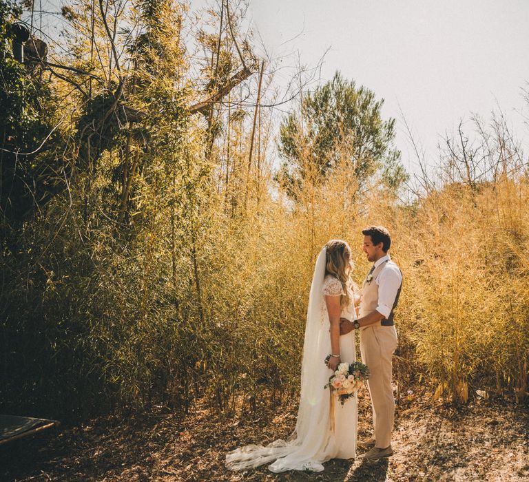 Maddie and Joel in the French countryside at Le Mas De La Rose