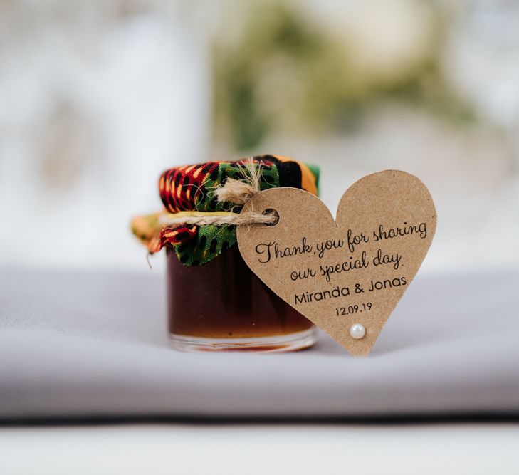 Jam wedding favours 