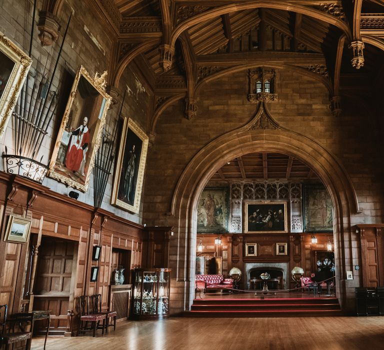 Bamburgh Castle ready for wedding ceremony