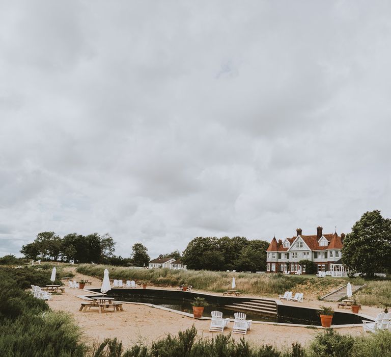 Osea Island coastal wedding 