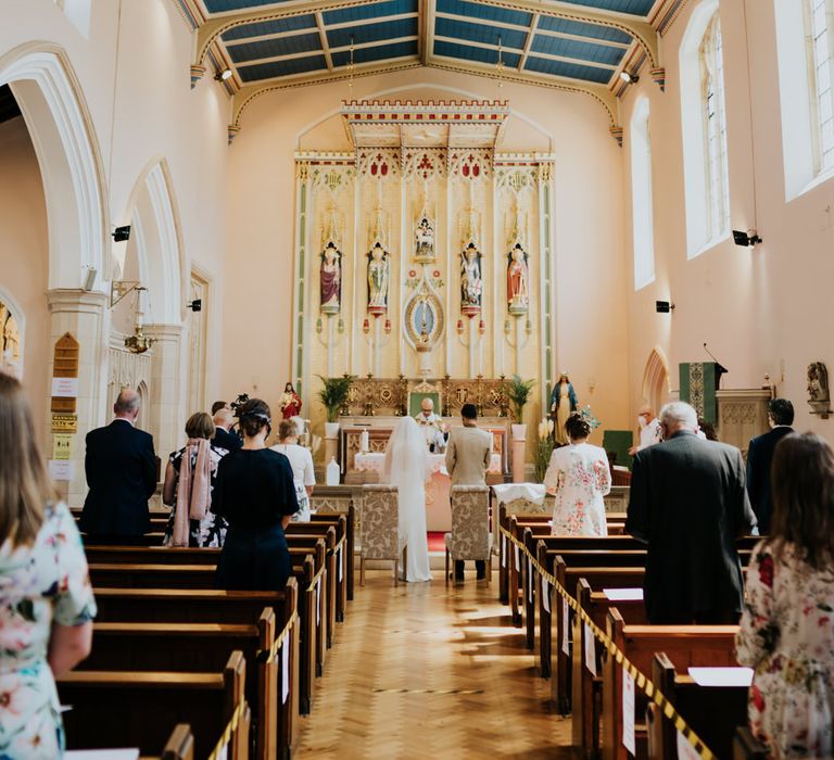 Church micro wedding by Oasis Photography