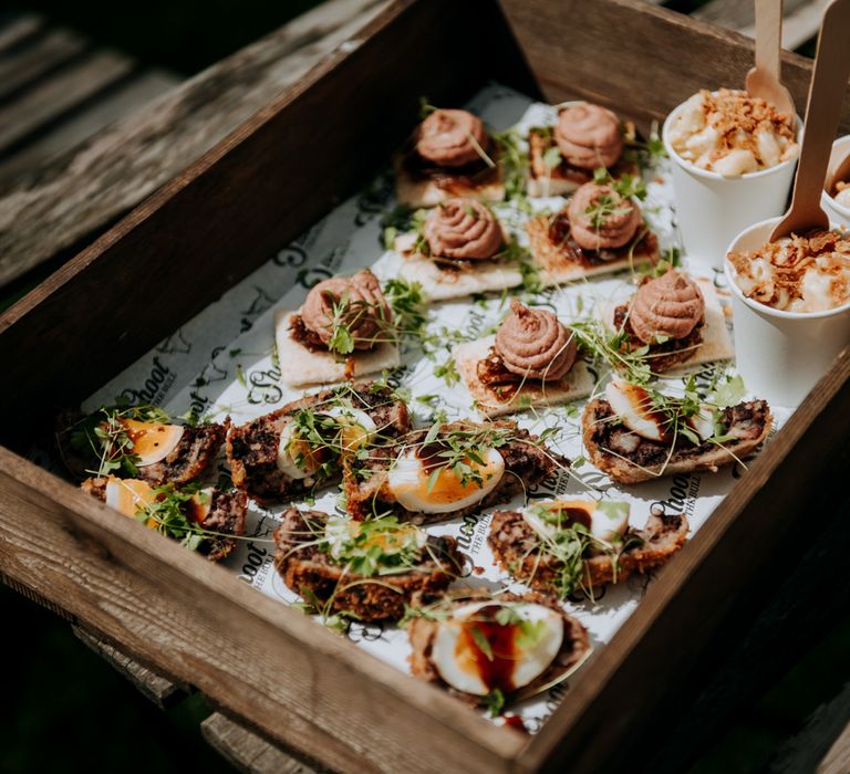 Wedding canapés 