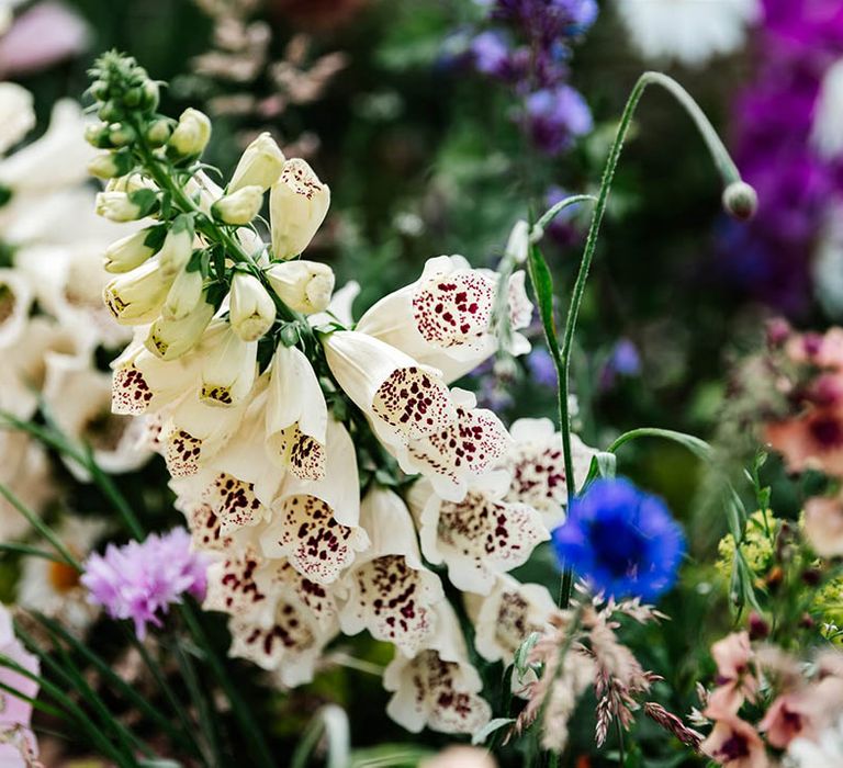 wild wedding flowers by Wonderland Blooms