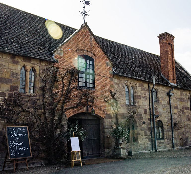 Brinsop Court Manor House and Barn wedding venue for Maria and Paul's wedding 