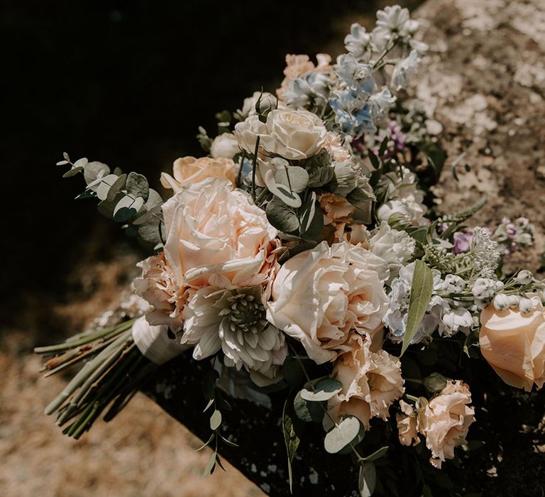 Patel wedding bouquet for the bride with roses 