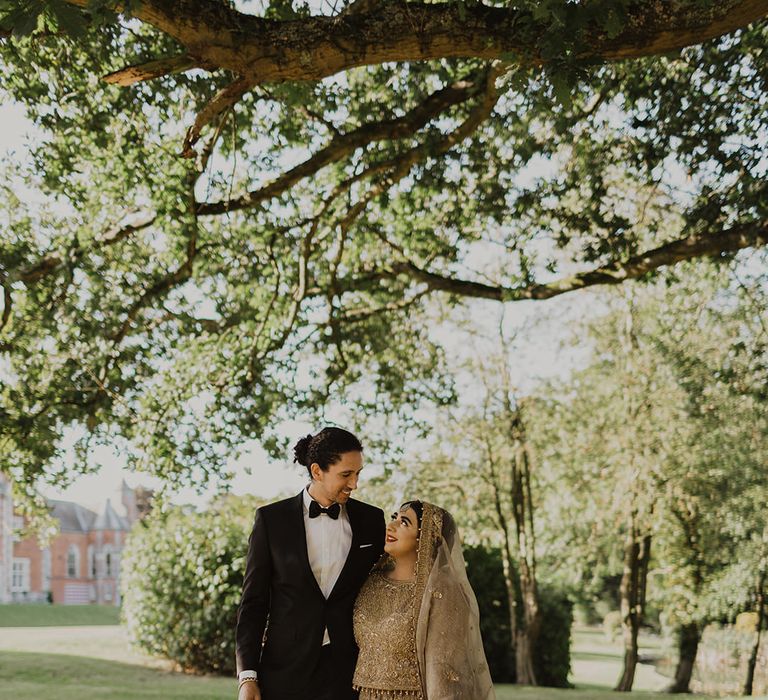 Bride and groom portrait by Phoebe Jane Photography 