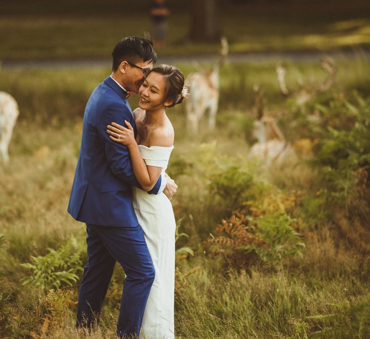 Intimate bride and groom portrait by Matt Penberthy Photography