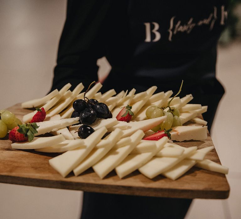 cheese grazing board wedding catering 