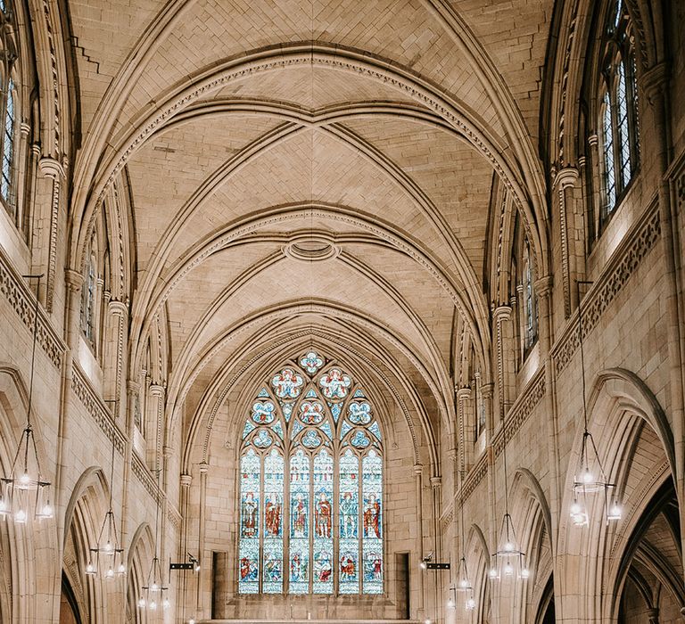 Church wedding at Wentworth Church in Sheffield 