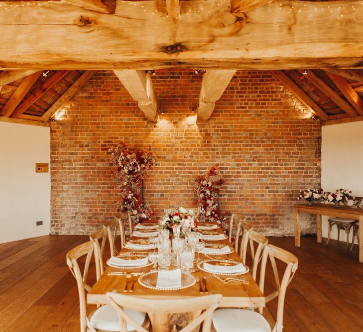 Intimate Wedding Breakfast at Brickhouse Vineyard