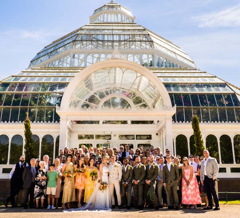 Sefton Park Palm House glasshouse wedding venue in Liverpool 