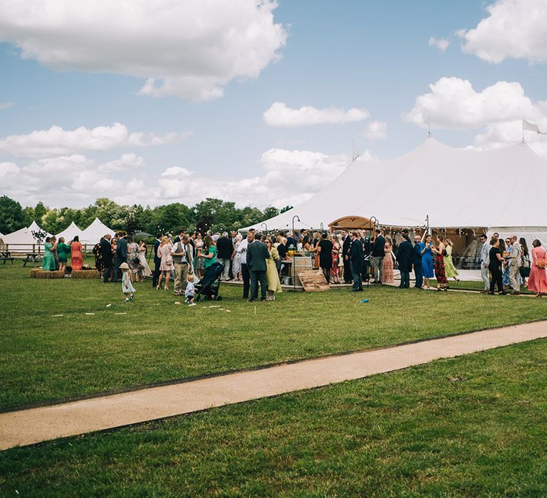 Willow Grange Farm wedding venue in Cambridgeshire with a marquee for festival style wedding 