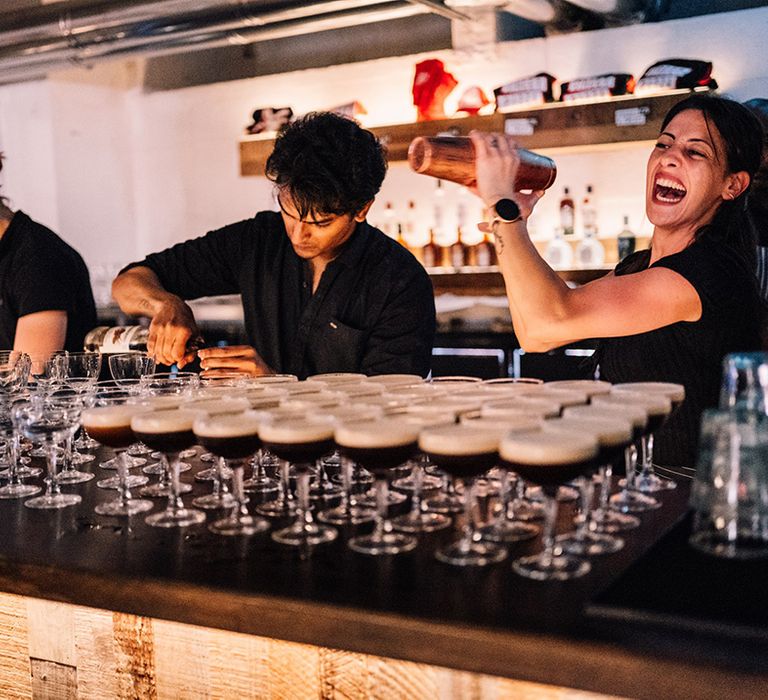 Espresso Martini wedding cocktails for guests 