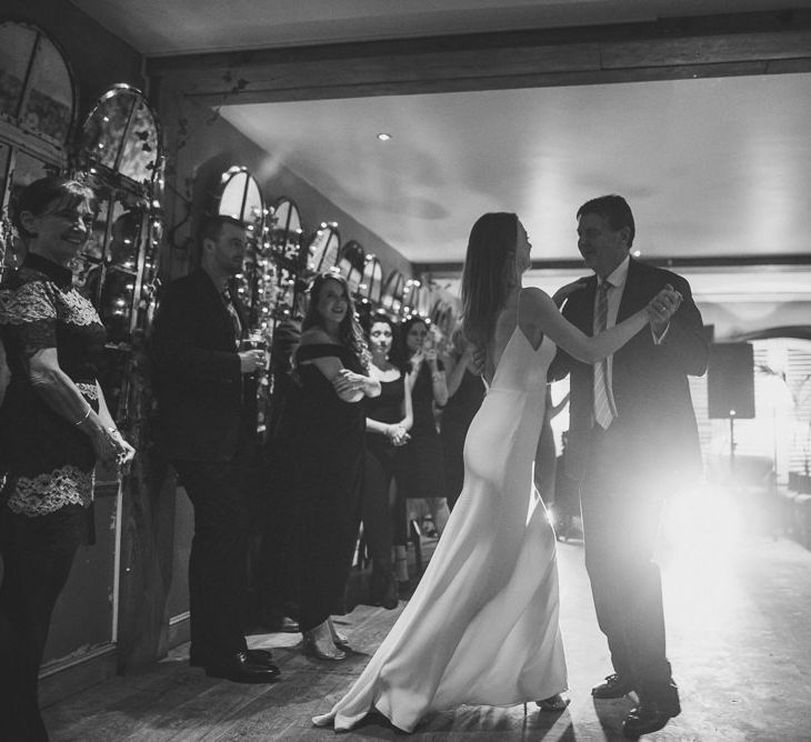 Bride and groom first dance at The Orange 