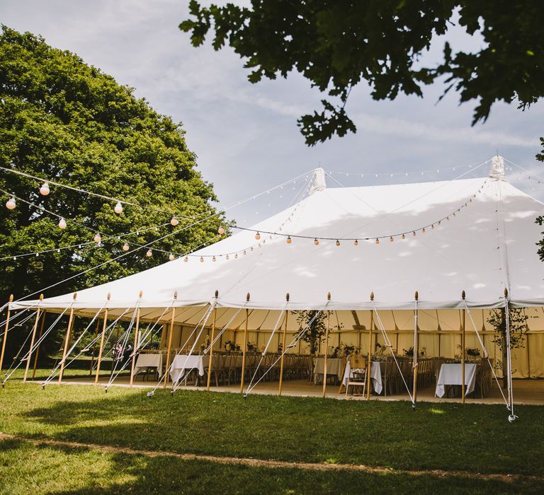 Marquee set in fields