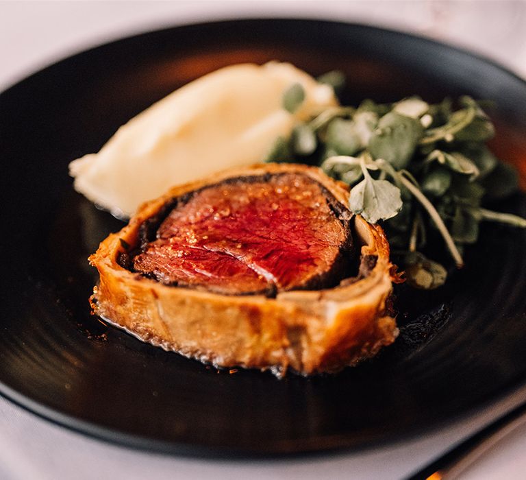 Delicious beef wellington at Gordon Ramsay's Bread Street Kitchen 