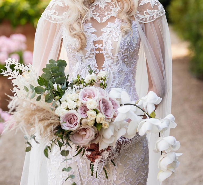 Stylish bride in Wona Concept wedding dress