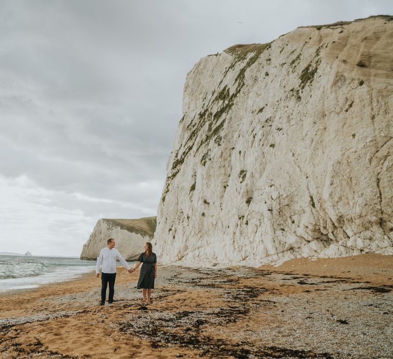 Durdle door bay engagement photography