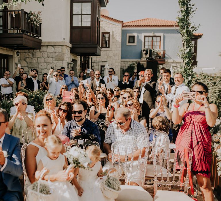 120 guests for an outdoor Turkish wedding