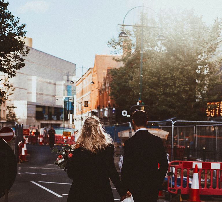 Birmingham city wedding portraits 