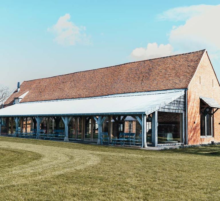 Exterior shot of Rackleys Barn wedding venue 