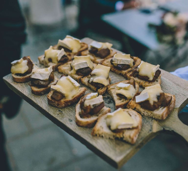 Wedding food canapes 