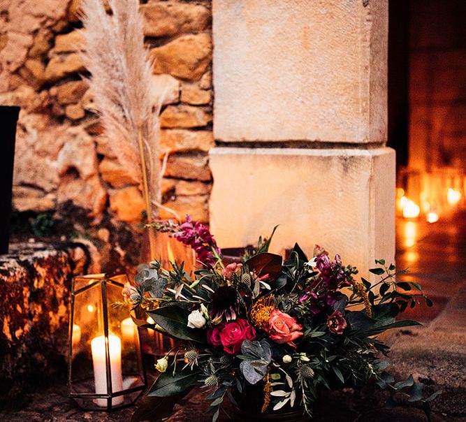 Moroccan themed wedding decor