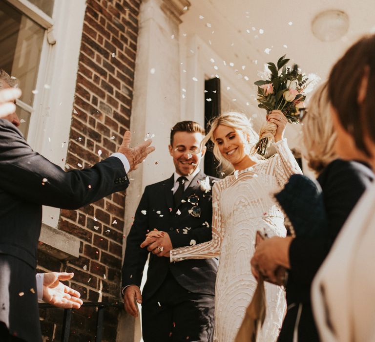 Confetti moment captured by Laura Dean Photography