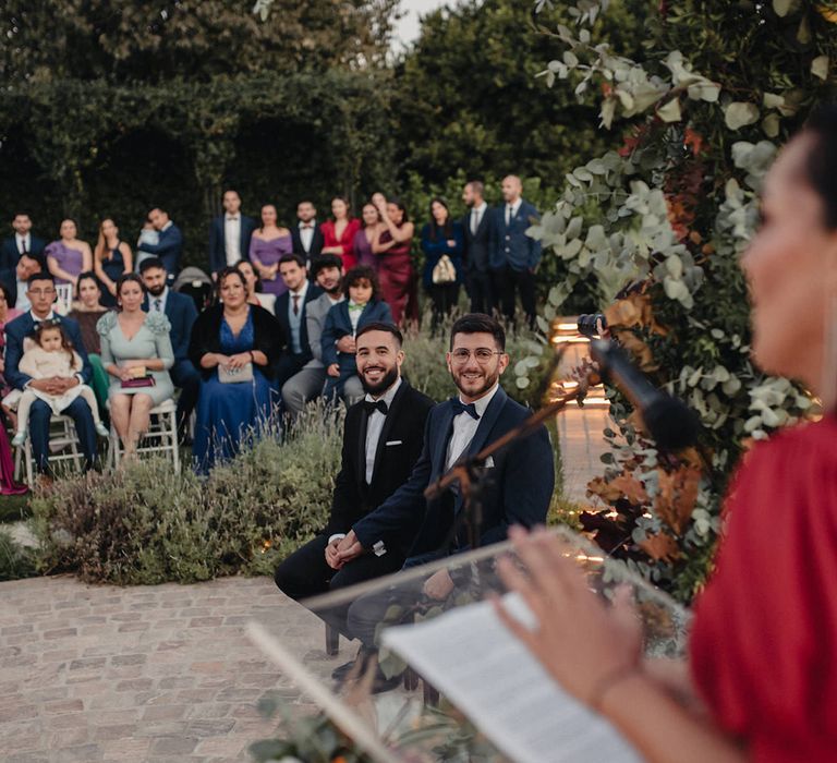 celebrant led gay wedding ceremony at Hotel Cortijo Bravo