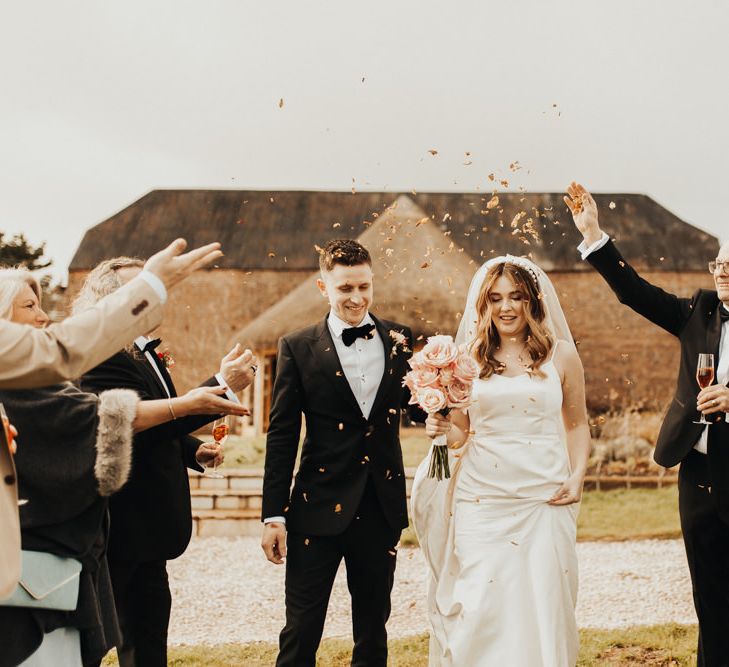 Wedding Day Confetti Moment 