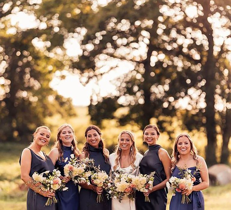 navy-bridesmaid-dresses-Harry-Michael-Photography