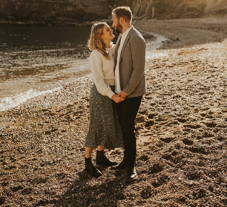 Durdle Door Beach engagement shoot 