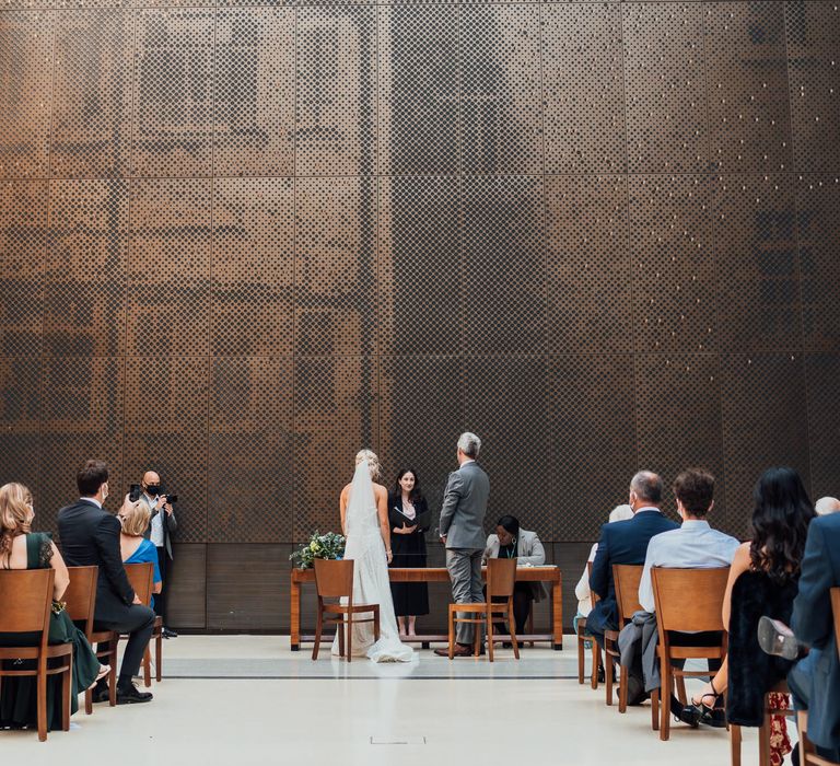 Hackney Town Hall during wedding ceremony