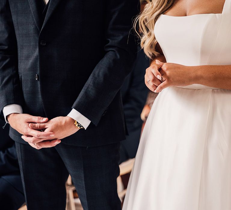 bride-and-groom-at-their-wedding-ceremony-at-wootton-hall.