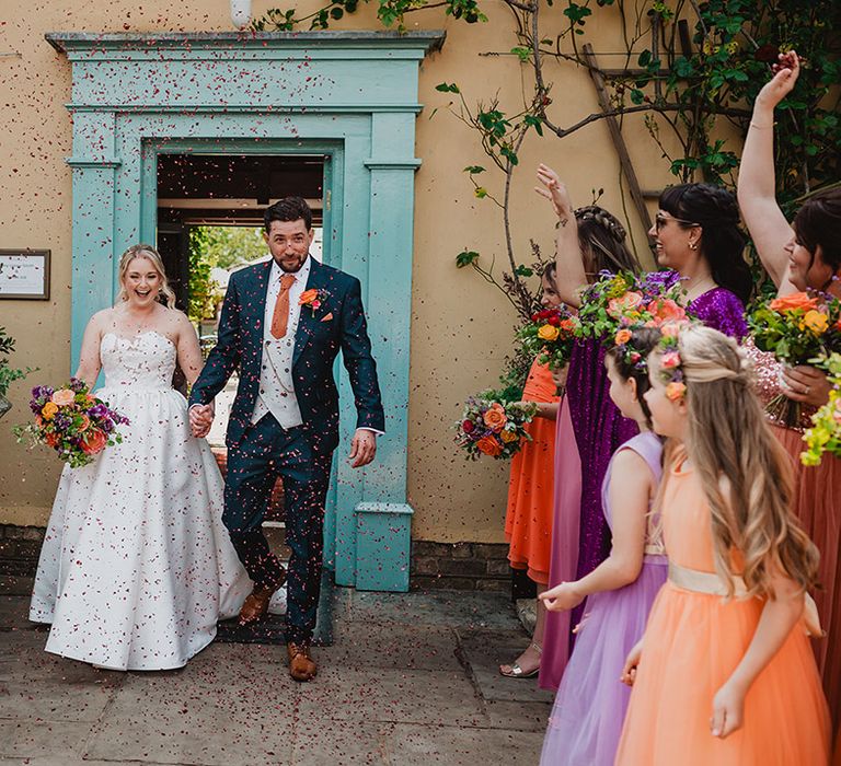 confetti-moment-at-south-farm-wedding