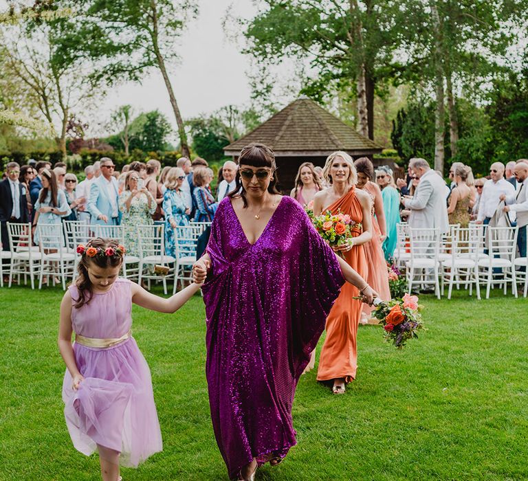 deep-purple-and-peach-mismatched-bridesmaid-dresses