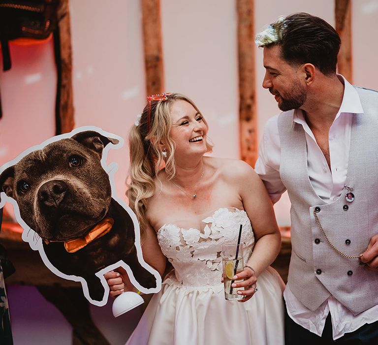 large-cutout-of-pet-dog-at-wedding-reception-at-south-farm