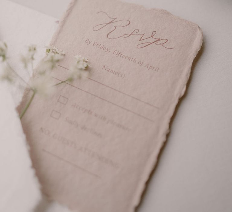 aged-wedding-stationery-rsvp-response-card