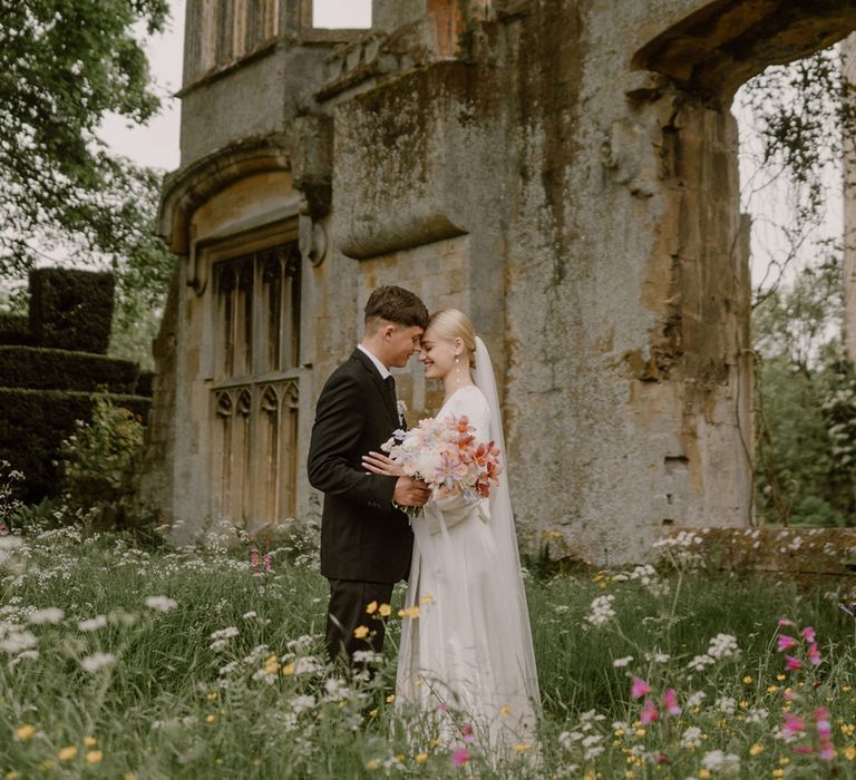 bride-and-groom-at-castle-wedding